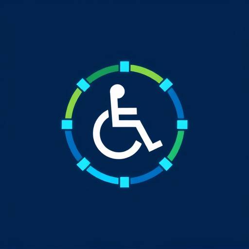 Logotipo del Día Mundial de la Concienciación sobre la Accesibilidad (GAAD), que representa un símbolo de accesibilidad rodeado de un círculo, simbolizando la inclusión digital para todas las personas.