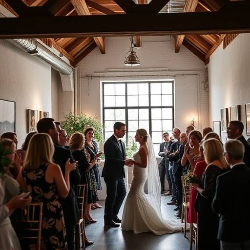 Reportage photo d'un mariage dans le Studio Loft, avec une ambiance festive et décontractée.