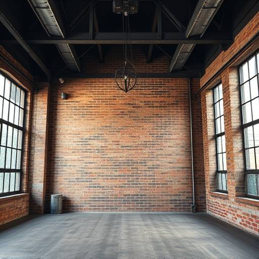 Studio Loft, un loft industriel avec briques apparentes et ambiance urbaine pour des shootings originaux.