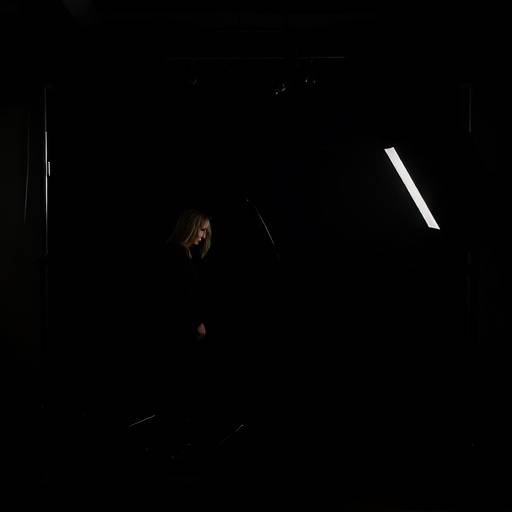 Studio Noir, un studio intimiste avec fond noir et éclairage directionnel pour des photos dramatiques.